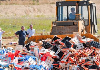 Уничтожение товаров в Беларуси: продукты питания